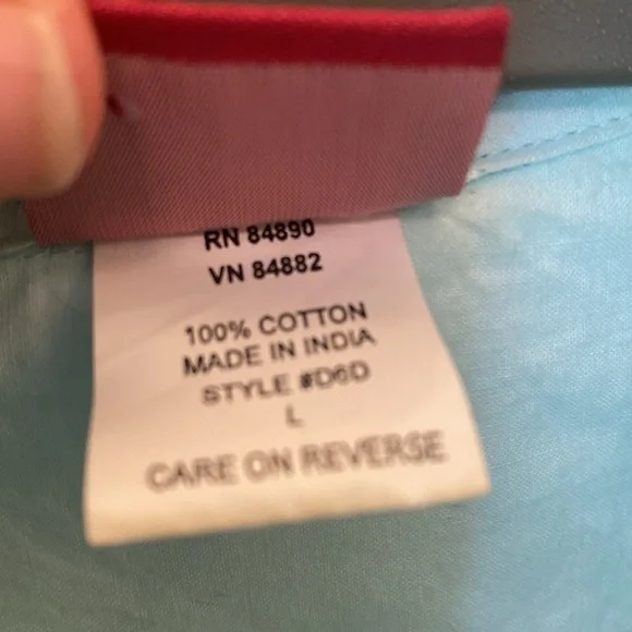 Tudor Court Size L Robins egg blue  shirt long sleeves - Picture 5 of 9